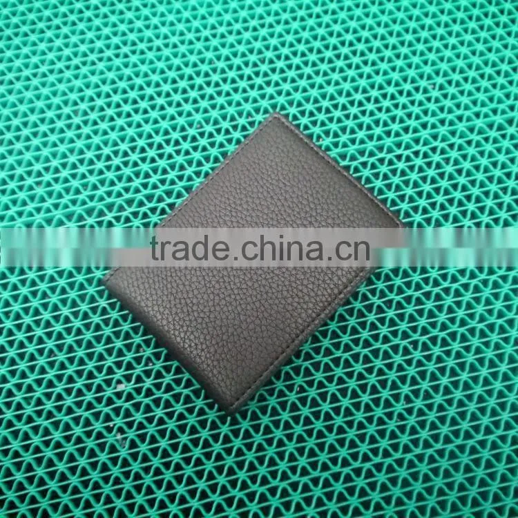 2016 hot sell card holder bifold id leather holder factory price card holder