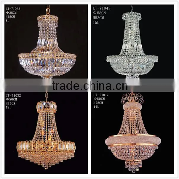 Modern Industrial Crystal Chandelier Ceiling Light Fixture Lamp Pendant Lighting-71056