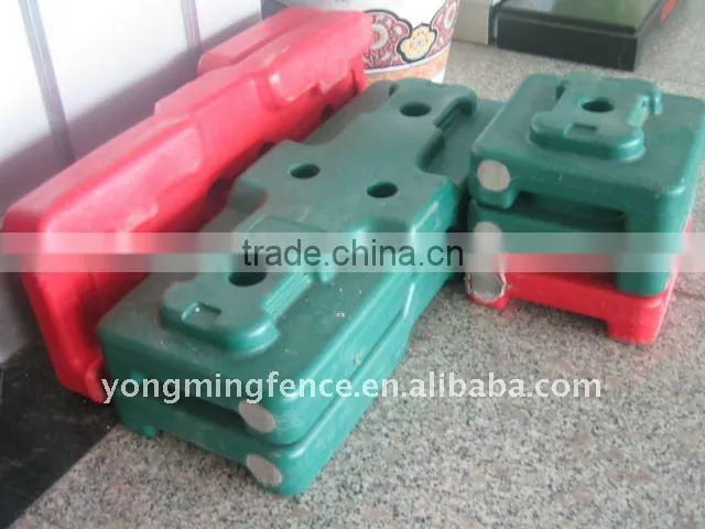 concrete temporary fence feet