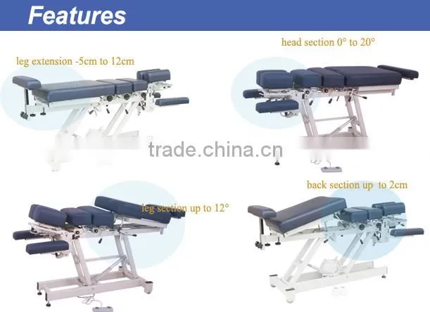 COINFY EL08 physiotherapy treatment beds chiropractic bed