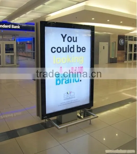 restaurant light box poster