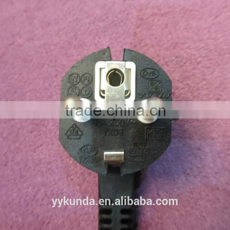VDE approved european ac power cables