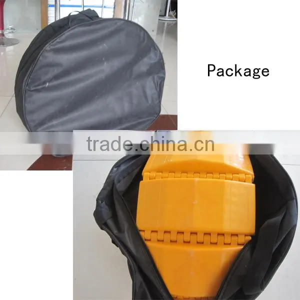 Protable plastic road hump