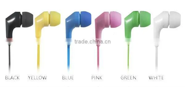 Wallytech WHF-119 Colorful Earphone with Microphone & Volume remote for Samsung Galaxy S4