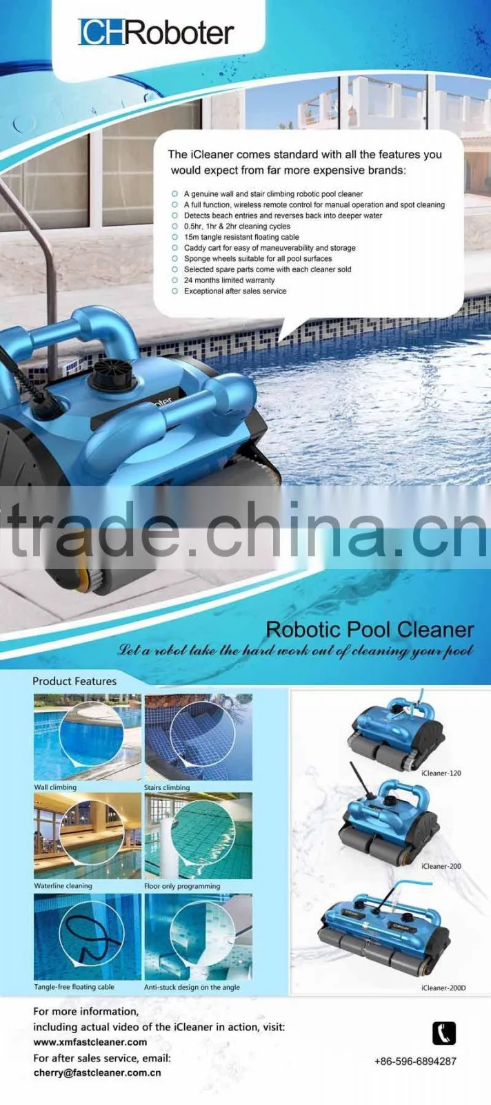 Cleaner Type swimming pool cleaner( Cleaning capacity for 1000m2 big Pool )