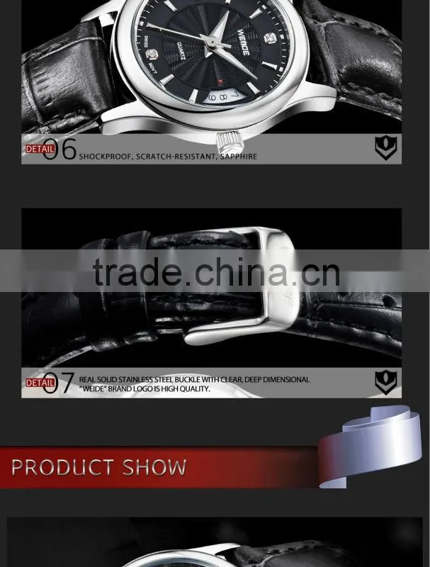 New 2014 Fashion Woman Watch WEIDE Famous Brand Watch Womens Luxury Watches Quartz Movement Women Dress Watches Relogio