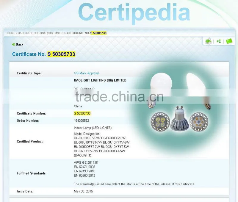 built-in driver 220V mr16 gu5.3 led spotlight 5W 6W 7W