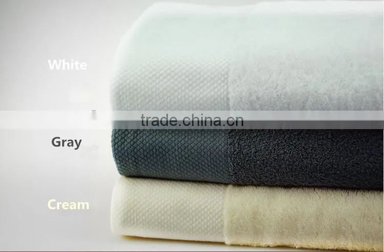 Newest Design Cotton Sateen Towel Solid Color Wholesale Used Bath Towels