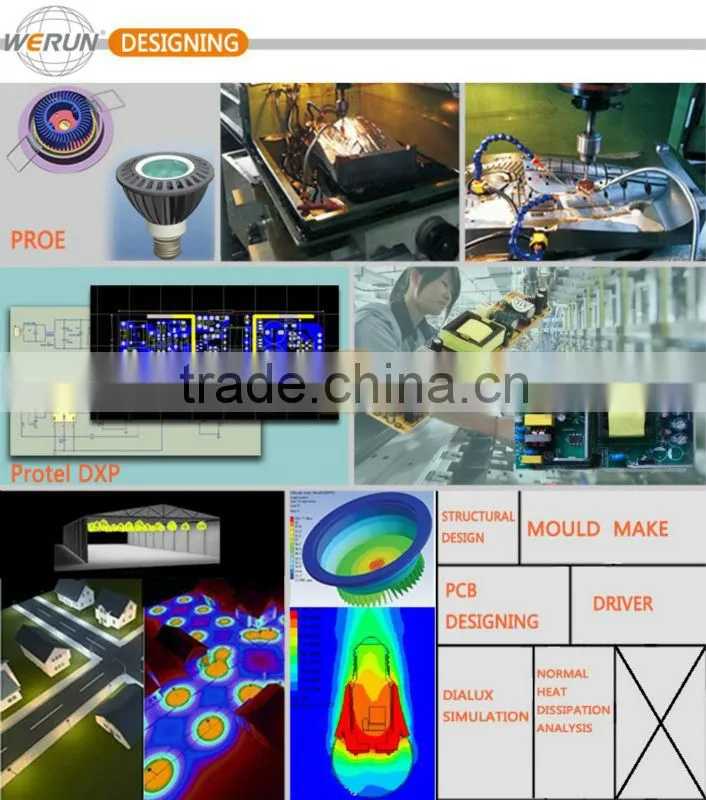 E40 high power 360 degree brightness led street light 30W