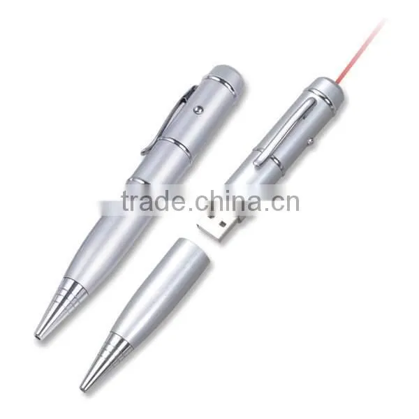 Business gift usb flash drive laser pointer ball pen