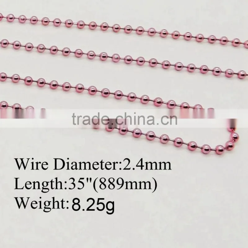 Fancy Electroplating Metal Neck Chain