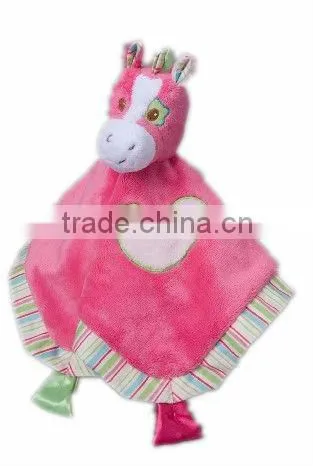 Yellow horse hot sale plush blanket