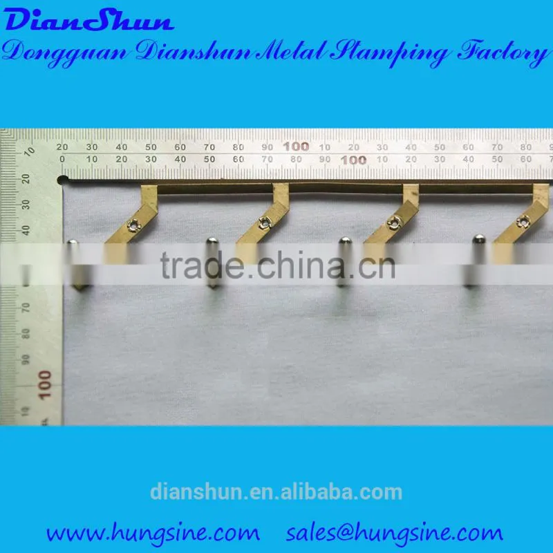 Customized european electrical socket brass stampings,including french,germany,UK types