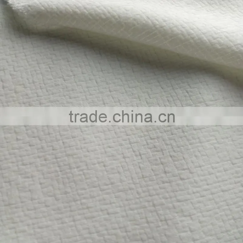 Polyester Plaid Elastic Weft Satin Weave Fabric For Garments