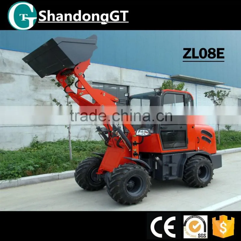 ZL08E mechanical operation, Joystick control cheap wheel loader