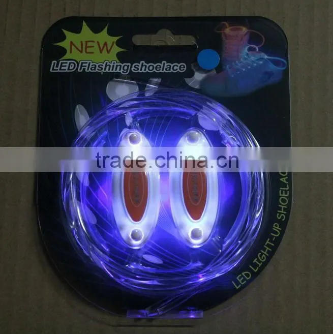 Dependable performance LED Flashing shoelaces,led glowing shoelaces,LED flashing shoelase lights