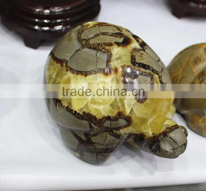 hand carved large dragon septarian gemstone tortoises