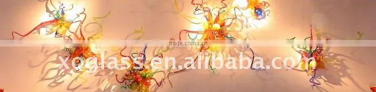 hand made art glass wall decoration xo-7033 and blown glass wall decoration