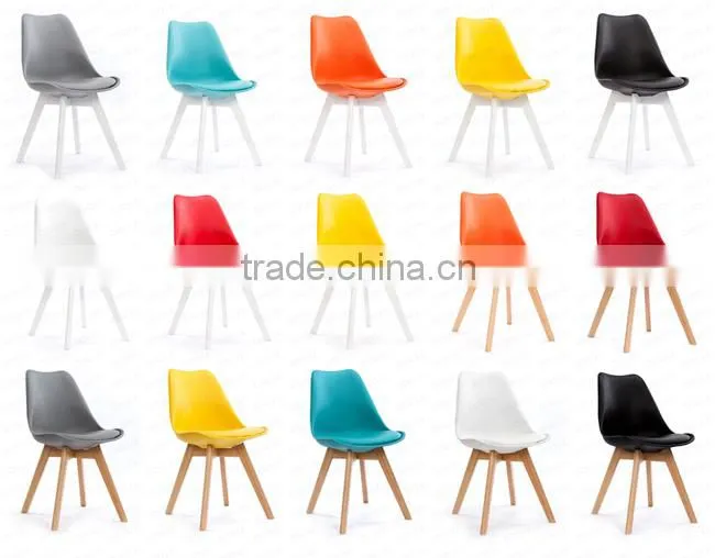 2015 new style modern indoor&outdoor modern office furniture cheap chair colored plastic chair