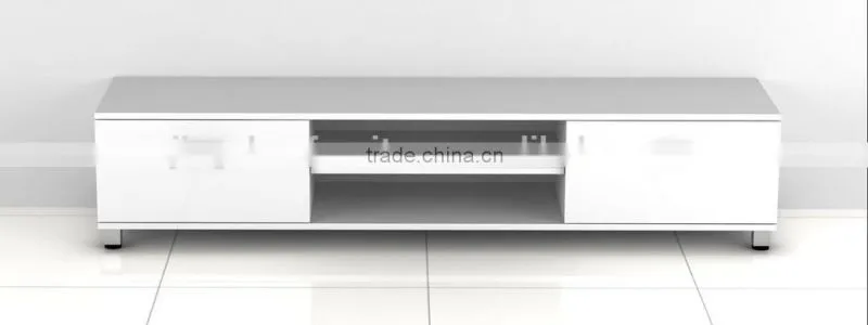 TV-2320 Black or White Gloss TV Stand With Drawers