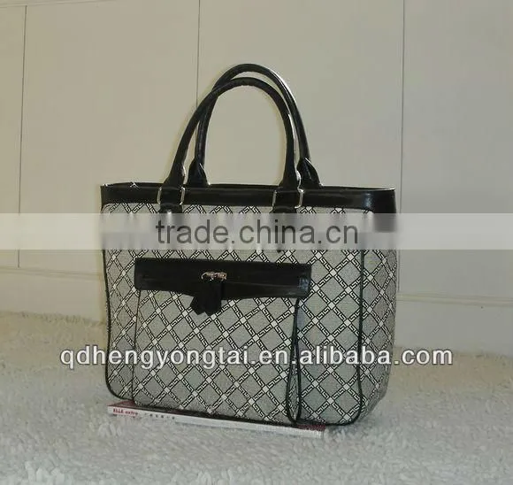 2016 New Arrival Brand Fashion Tote Bag, High Quality PU/Genuine Leather Women Tote Handbag