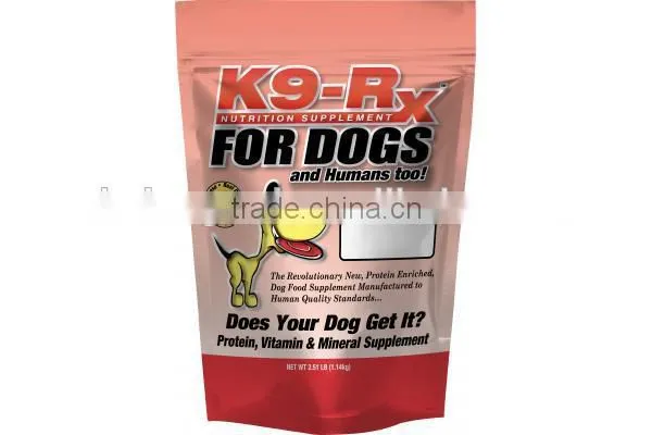 High capacity plastic bag for pet food / pet food bag