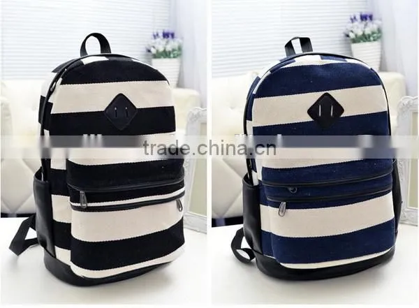 Korean Style Fashion Canvas Backpack for Girl