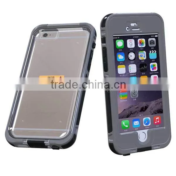 Dirtproof Shockproof Waterproof Cell Phone Case for iPhone 6 Fingerprint Access Case