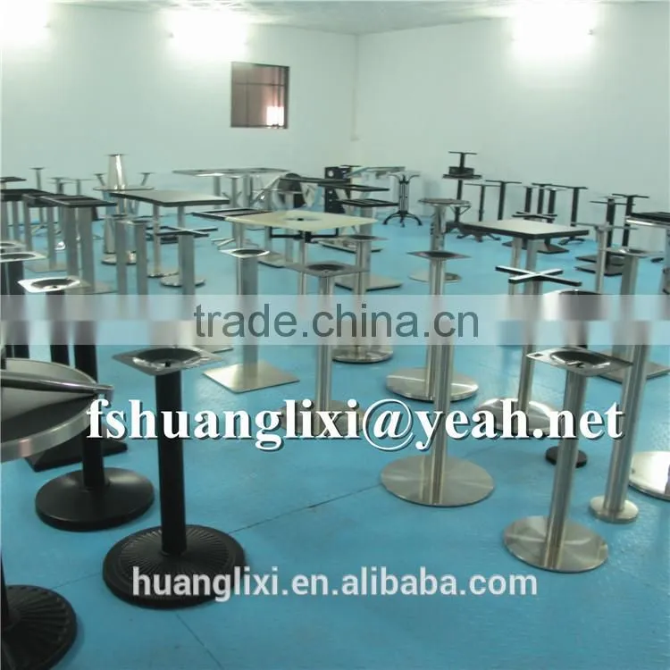 Stainless steel table leg ,restaurant metal table legs, foshan furniture,metal furniture feet,height adjustable desk legs