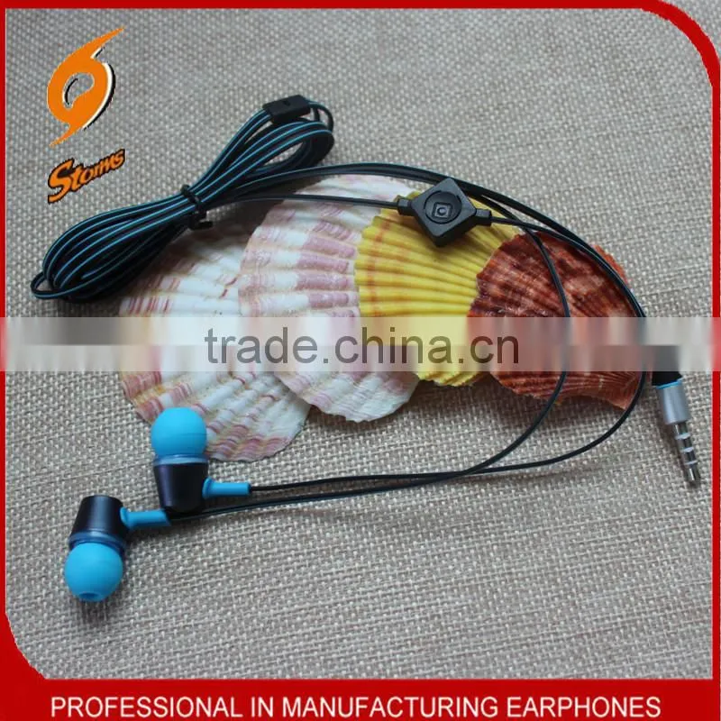 Hot Sell Matel earphone for mobile phone, In Ear Earphone