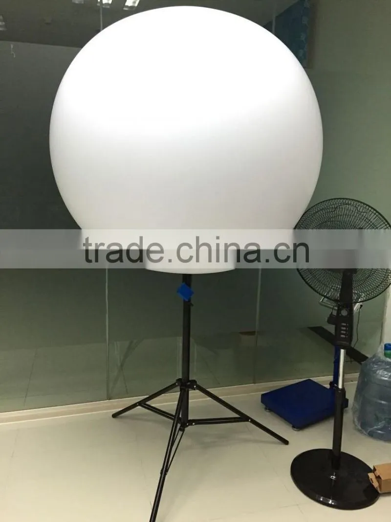 1m inflatable lighting halogen balloon with tripod for decoration