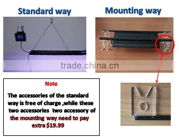 2014 Hot selling! 72inch/6ft led vivid color/thunder storm aquarium light for fresh water fish tank USA fish distributor wanted