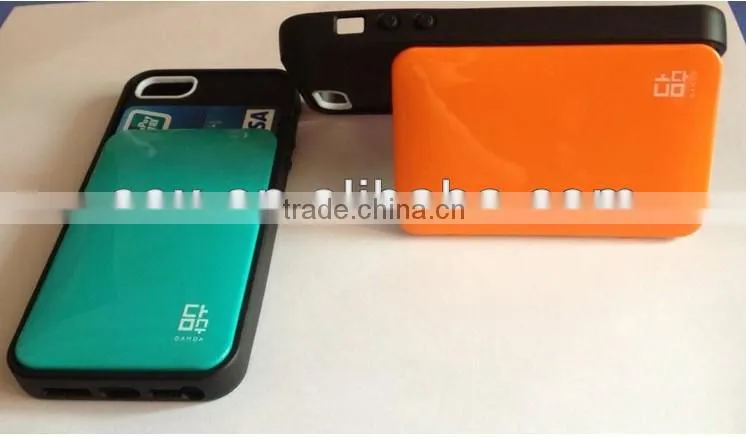 Damda Card Slot Bar Type Hard Cover Case for iPhone 4 4S