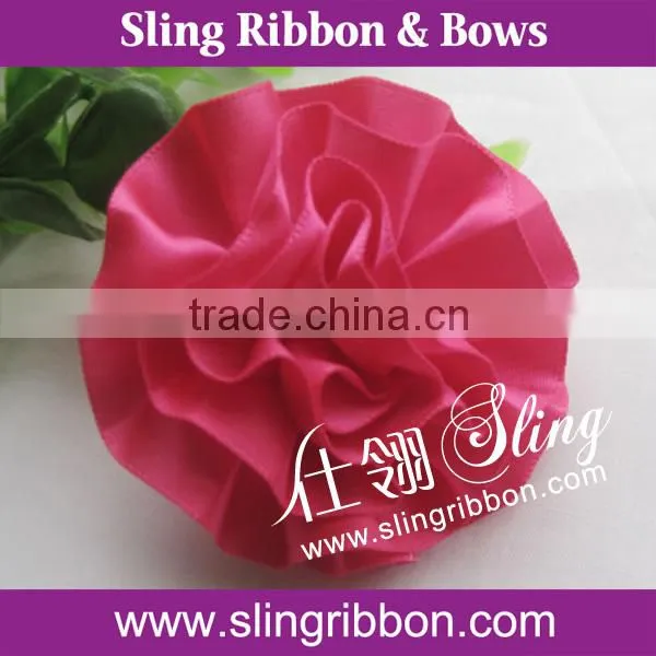 High Quality Satin Ribbon Handmade Flowers
