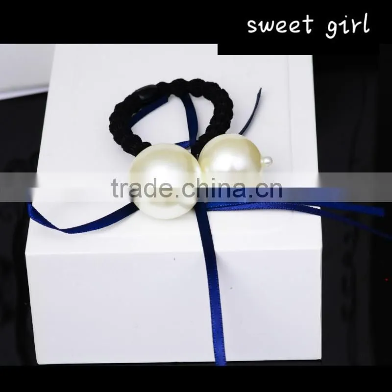 Square Crystal Ponytail Holder Rhinestone Elastic Hair Rope f69