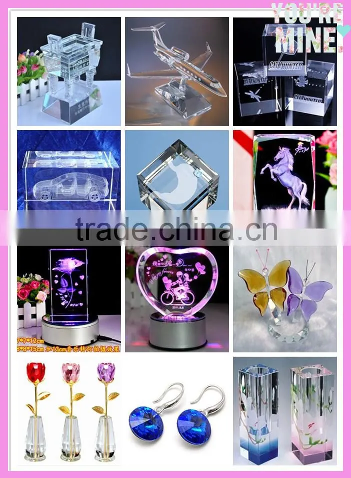 Morden clear crystal office set