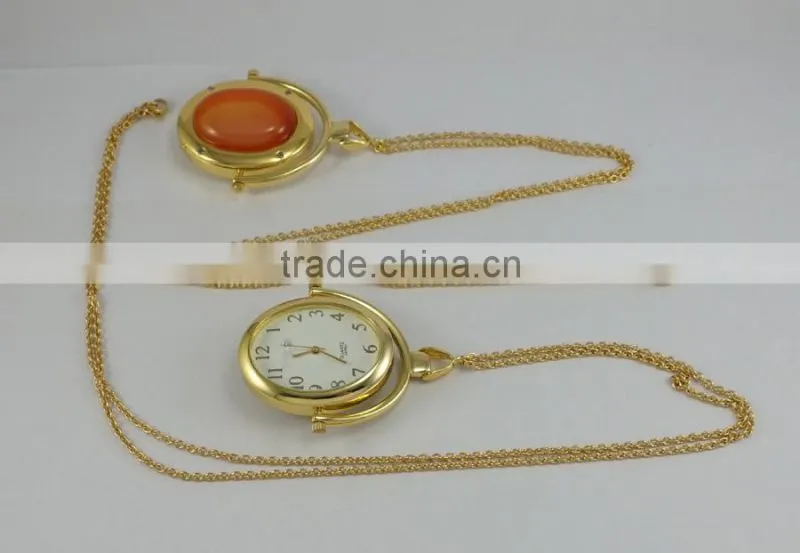 2015 New Fashion Pocket Watch Pendant Hanging Pocket Elegant Charming STONE Watch Wholesale