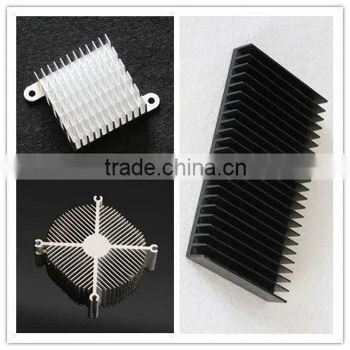 Aluminum lighting heat sink