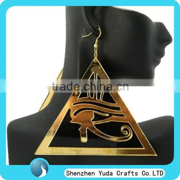 China supplier custom laser cut earring pendant