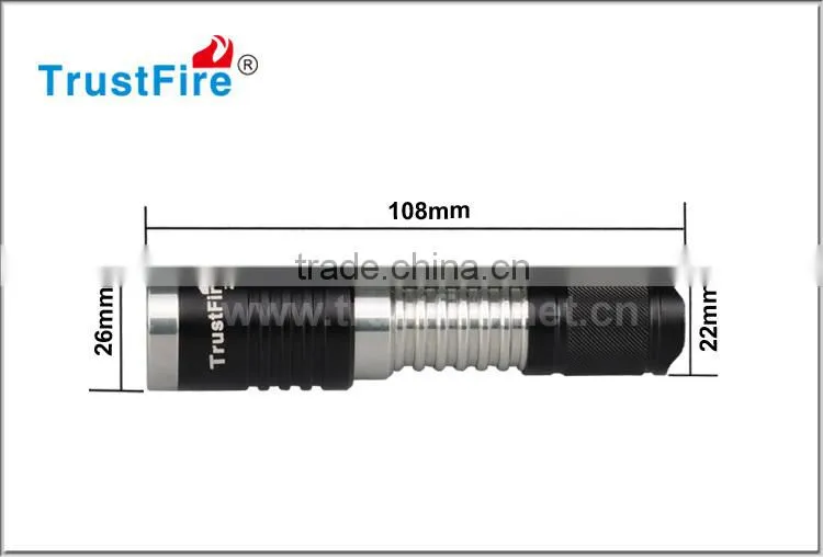 Cheapest Beam focus light TrustFire Z8 searchlight long range flashlight night vision 600LM