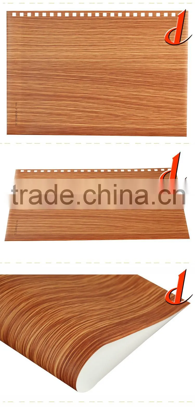 soft hand touch scratch resistant anti-corrosion waterproof decorative pvc laminated floor film
