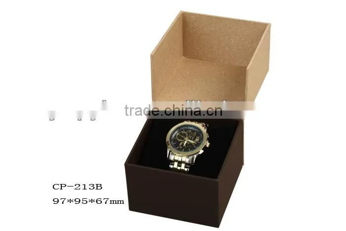 Cardboard paper watch box for displaying