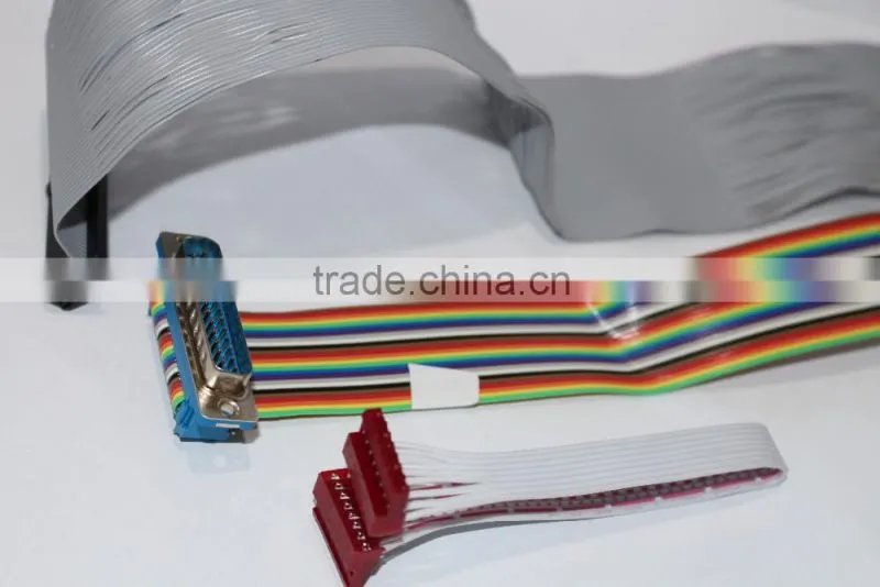 KSM DB Terminal wire & cable harness custom 2.54mm wire to board idc flat cable assembly