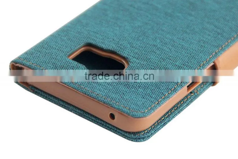 Mercury Goospery Canvas Jeans Diary wallet Mobile Phone Flip Leather PU cover case for Samsung Galaxy Note 5 N920