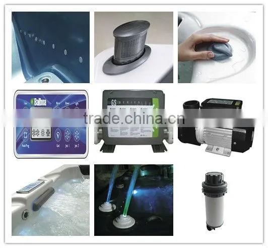 Plastic bathtub for adult Family massage bathtub