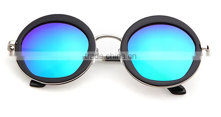 YWGX Past FDA CE UV400 Test Reminiscent Colorful Pattern best round classic sunglasses