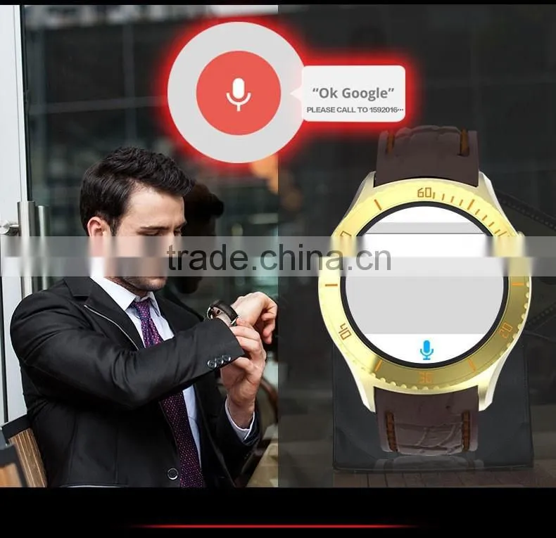 I2 Android Smart Watch - 3G, Android 5.1, GPS, Bluetooth 4.0, Wi-Fi, HR monitor Play ST