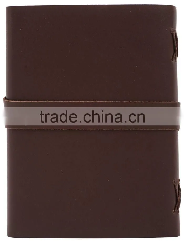 Wholesale Handmade Genuine Leather Journal Diary with Strap Clasp