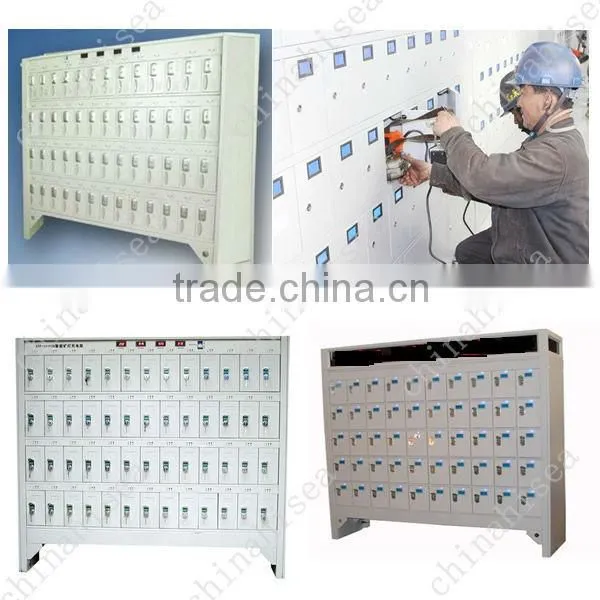 60 Unit Miner Cap Lamp Smart Charging Rack