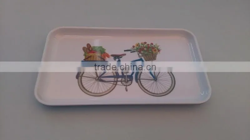 2015 new style melamine small serving tray